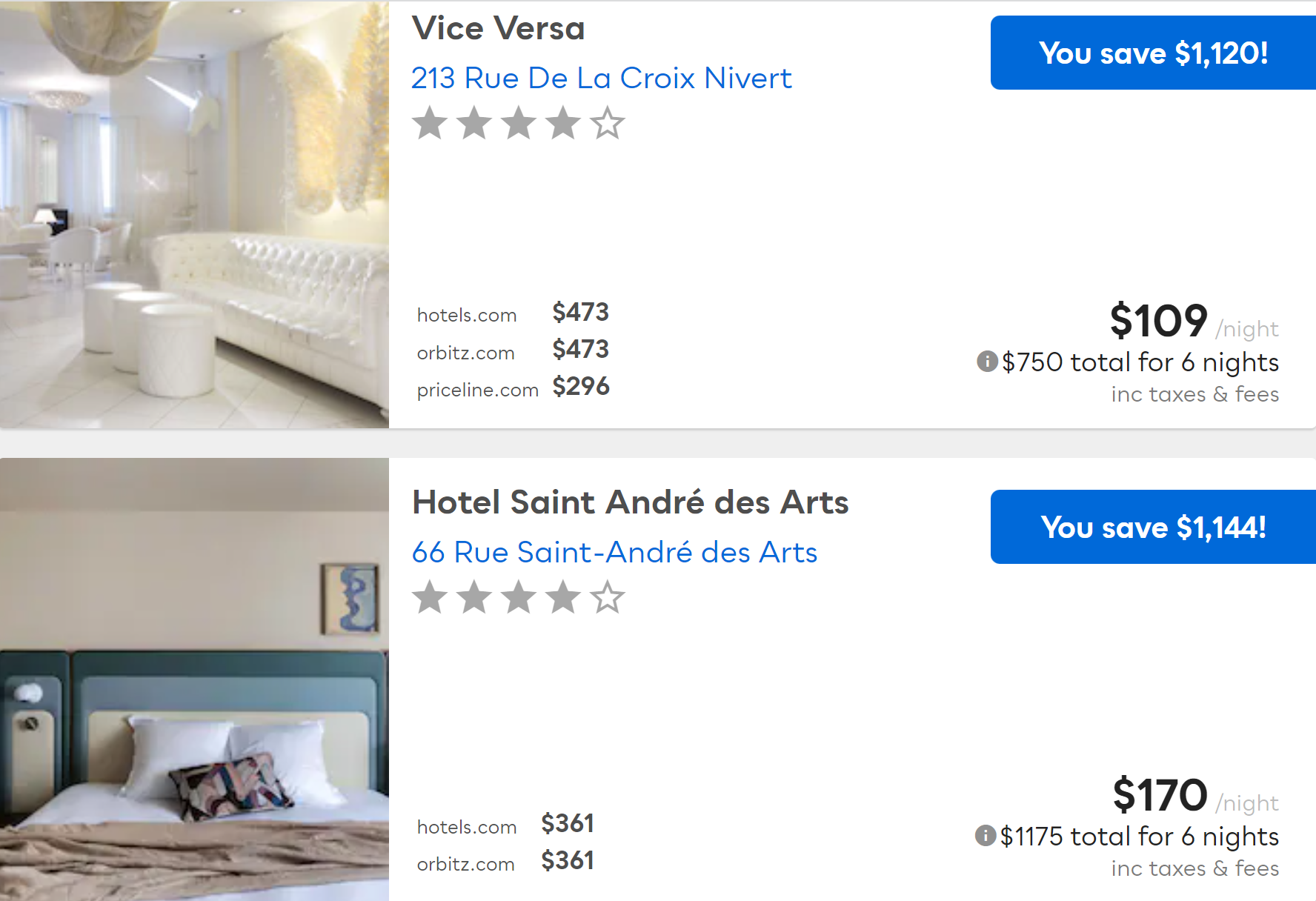 Club Rewards Paris Deals